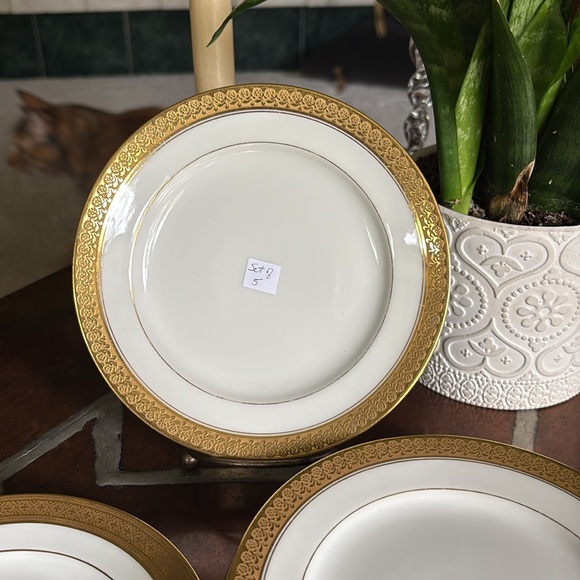 Limoges Set of 5 Small Plated - Picture 7 of 11